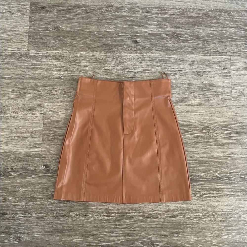 Zara Tan Pencil Skirt